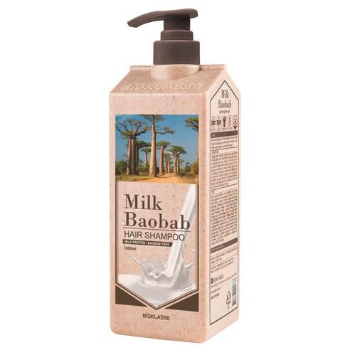 BIOKLASSE MILK BAOBAB HAIR SHAMPOO White Musk 1000ml - Daebak