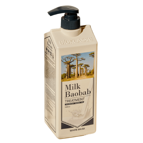 BIOKLASSE MILK BAOBAB Hair Treatment 1000ml #White Musk - Daebak