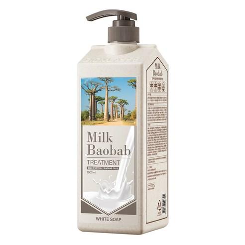 BIOKLASSE MILK BAOBAB Hair Treatment 1000ml #White Soap - Daebak