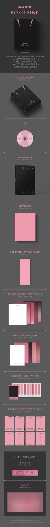 BLACKPINK - BORN PINK (2nd Album) Box Set Ver. - Daebak