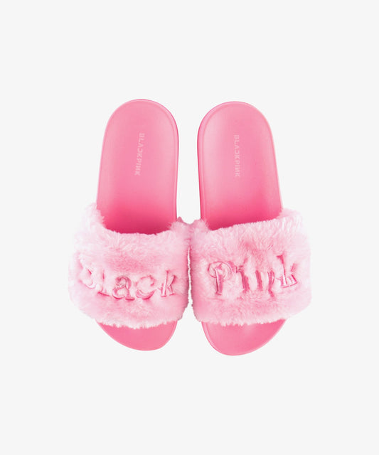 BLACKPINK [IN YOUR AREA] Slide Fur Slippers - Daebak