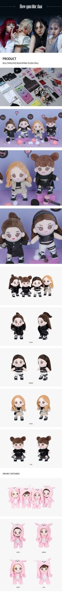 BLACKPINK [KILL THIS LOVE] Plush Doll - Daebak