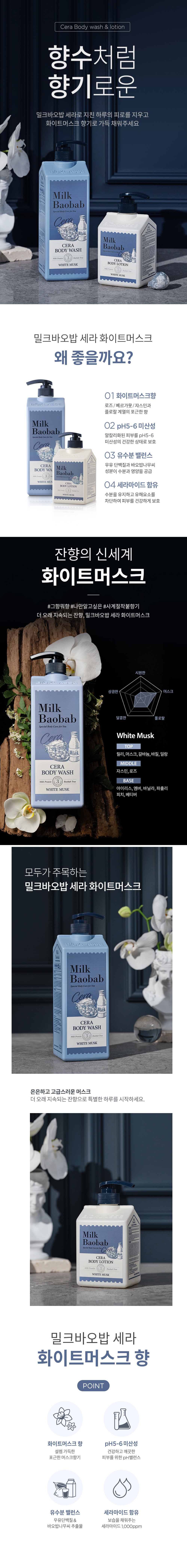 (BTS Jungkook's Pick!) Cera Body Wash/Body Lotion (White Musk)