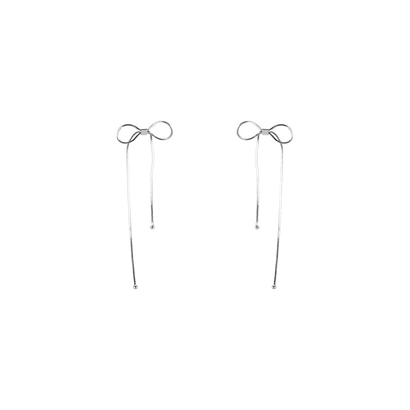 Bow Trendy High-grade Tassel Female Korean Rings - Daebak
