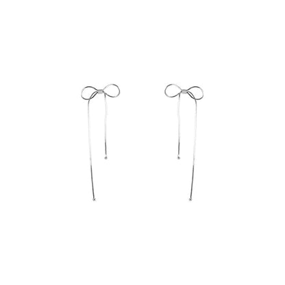 Bow Trendy High-grade Tassel Female Korean Rings - Daebak