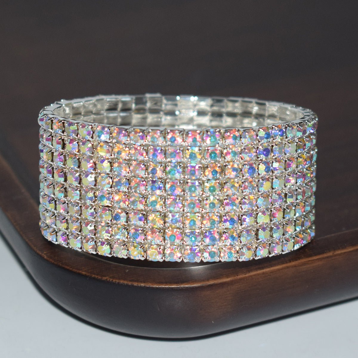 Bridal Ornament Rhinestone Exaggerated Korean Simple Bracelets - Daebak