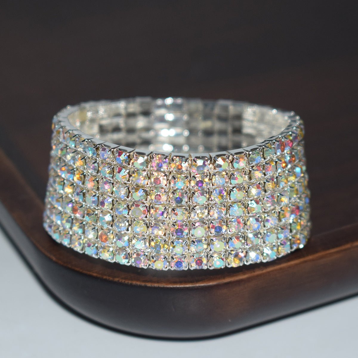 Bridal Ornament Rhinestone Exaggerated Korean Simple Bracelets - Daebak