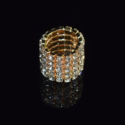 Bridal Ornament Rhinestone Exaggerated Korean Simple Bracelets - Daebak