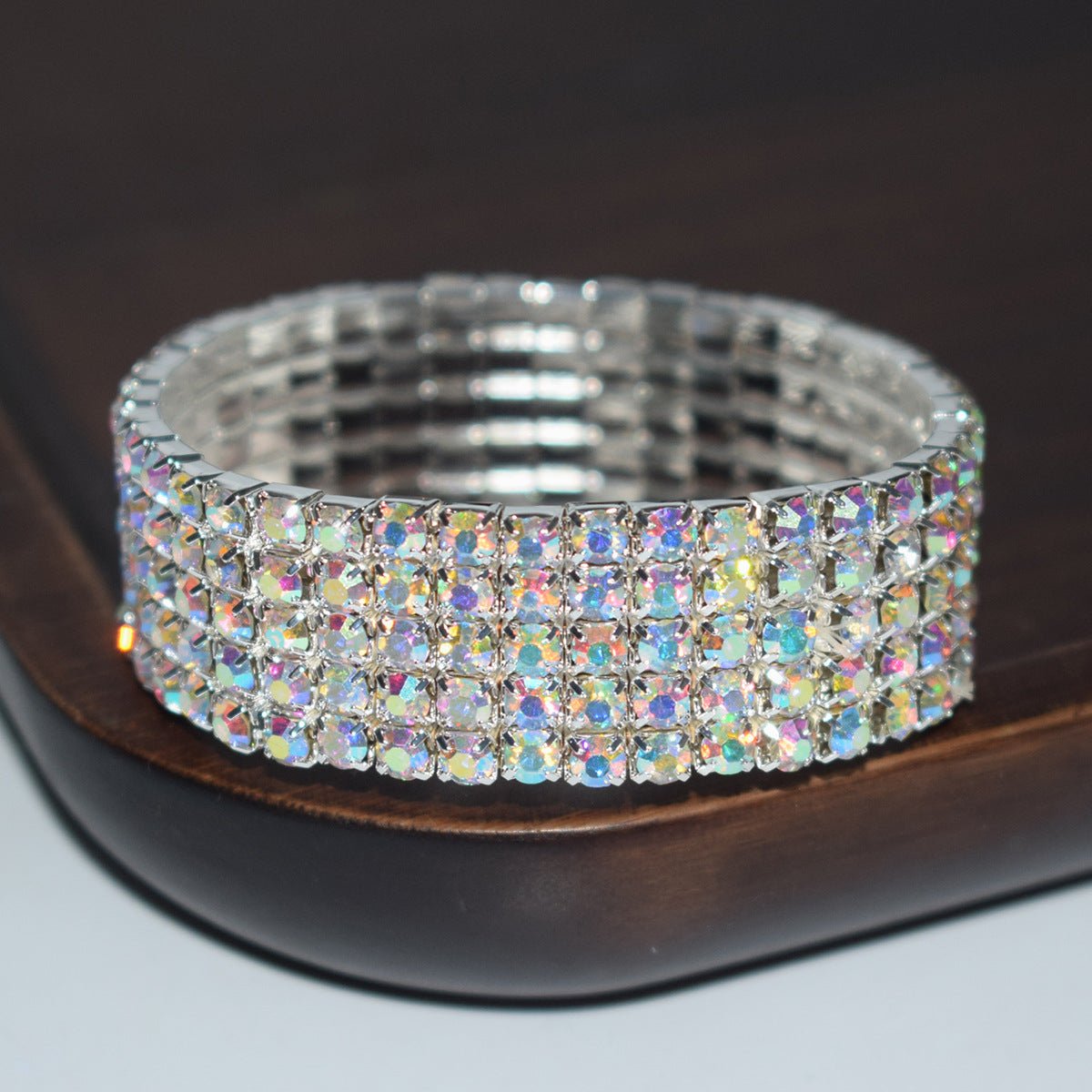 Bridal Ornament Rhinestone Exaggerated Korean Simple Bracelets - Daebak