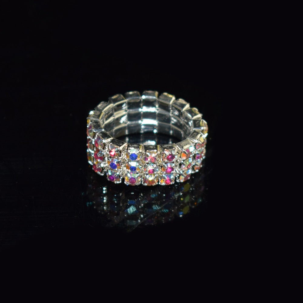 Bridal Ornament Rhinestone Exaggerated Korean Simple Bracelets - Daebak