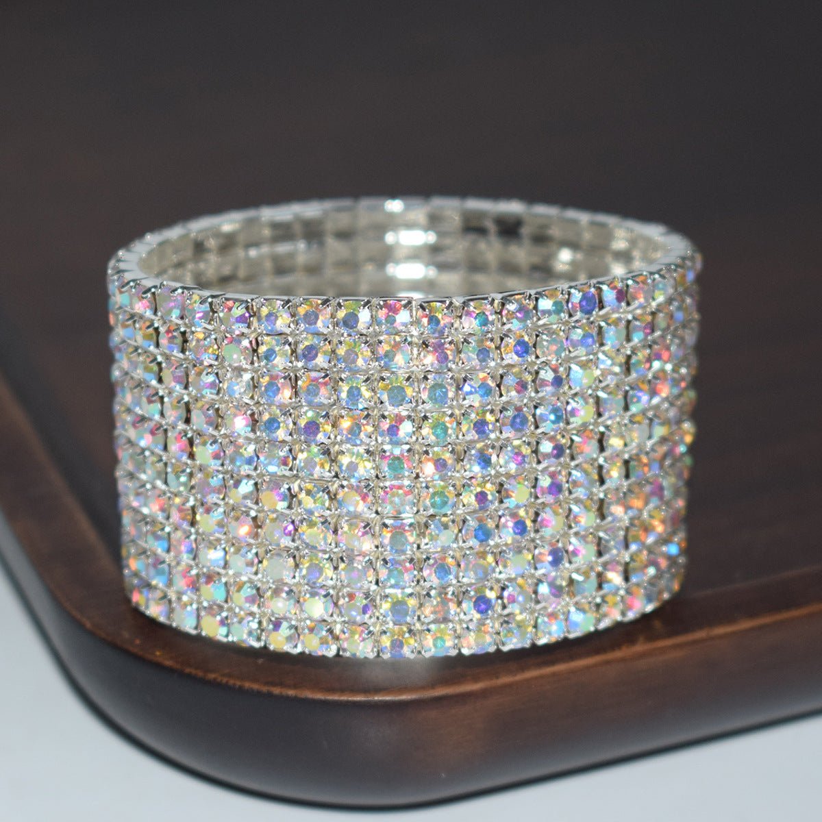 Bridal Ornament Rhinestone Exaggerated Korean Simple Bracelets - Daebak