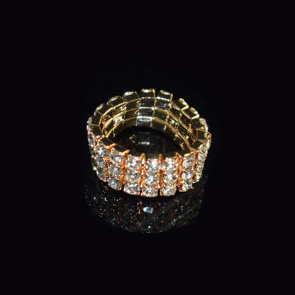 Bridal Ornament Rhinestone Exaggerated Korean Simple Bracelets - Daebak