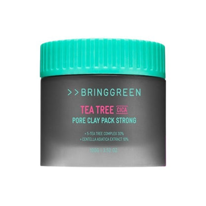 BRINGGREEN Tea Tree Cica Pore Clay Pack Strong 100g - Daebak