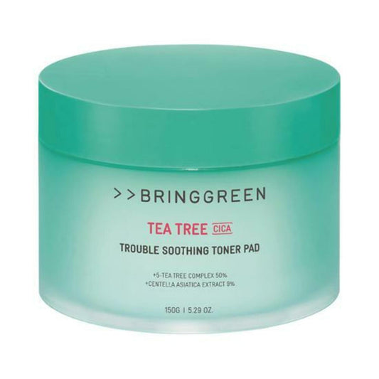 BRINGGREEN Tea Tree Cica Trouble Soothing Toner Pad 90P - Daebak