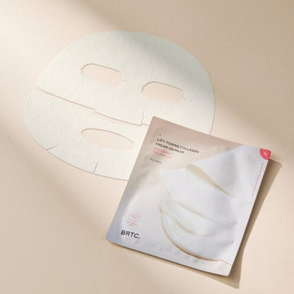 BRTC Lift-Toning Collagen Cream on Mask 5P - Daebak