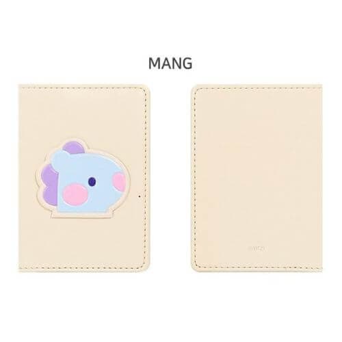 BT21 [minini] Leather Patch Card Case - Daebak