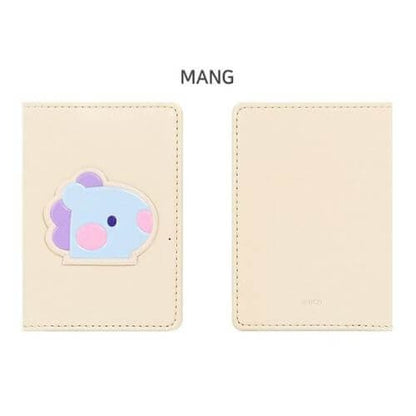 BT21 [minini] Leather Patch Card Case - Daebak