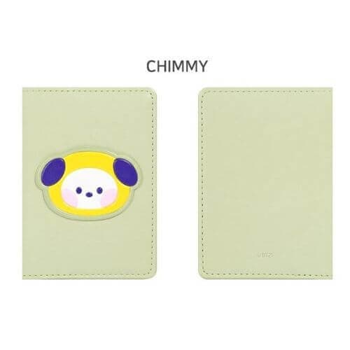BT21 [minini] Leather Patch Card Case - Daebak