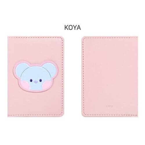 BT21 [minini] Leather Patch Card Case - Daebak