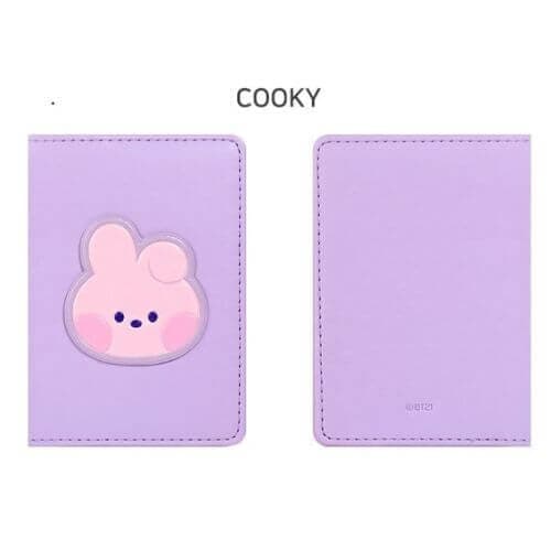 BT21 [minini] Leather Patch Card Case - Daebak