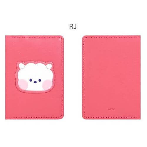 BT21 [minini] Leather Patch Card Case - Daebak