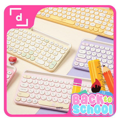 BT21 [minini] Multi-Pairing Wireless Keyboard - Daebak