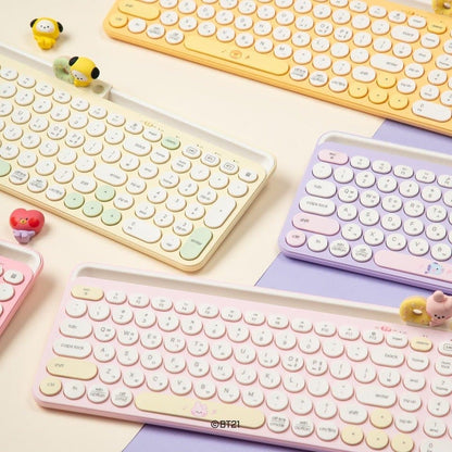 BT21 [minini] Multi-Pairing Wireless Keyboard - Daebak