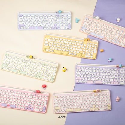 BT21 [minini] Multi-Pairing Wireless Keyboard - Daebak