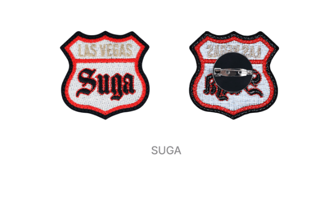 BTS - ARIRANG World Tour Exclusive Merch (Wappen Sticker / Image Picket / Las Vegas Pin Badge) - Daebak