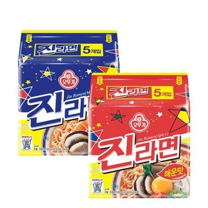 (BTS Jin's Pick!) Jin Ramen (120g x 5 packs) - Daebak