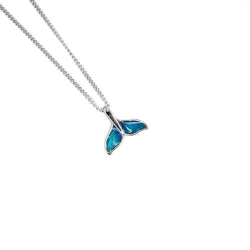 [BTS JK Wears!] Blue Tail Dolphin Pendant Necklace - Daebak
