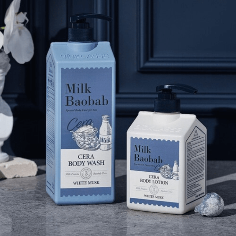 (BTS Jungkook's Pick!) Cera Body Wash/Body Lotion (White Musk) - Daebak
