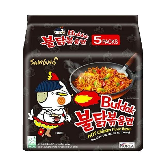 Buldak Ramen Original Flavor 5 Pack - Daebak