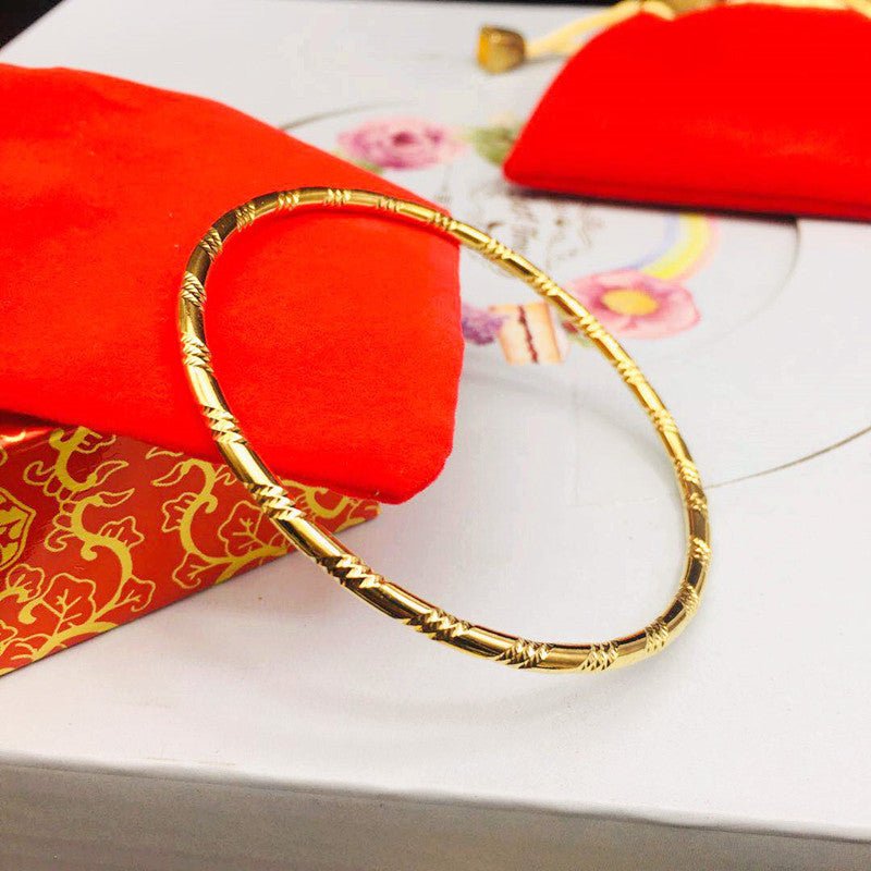 Car Colored Thread Korean Style Closed Bracelet - Daebak