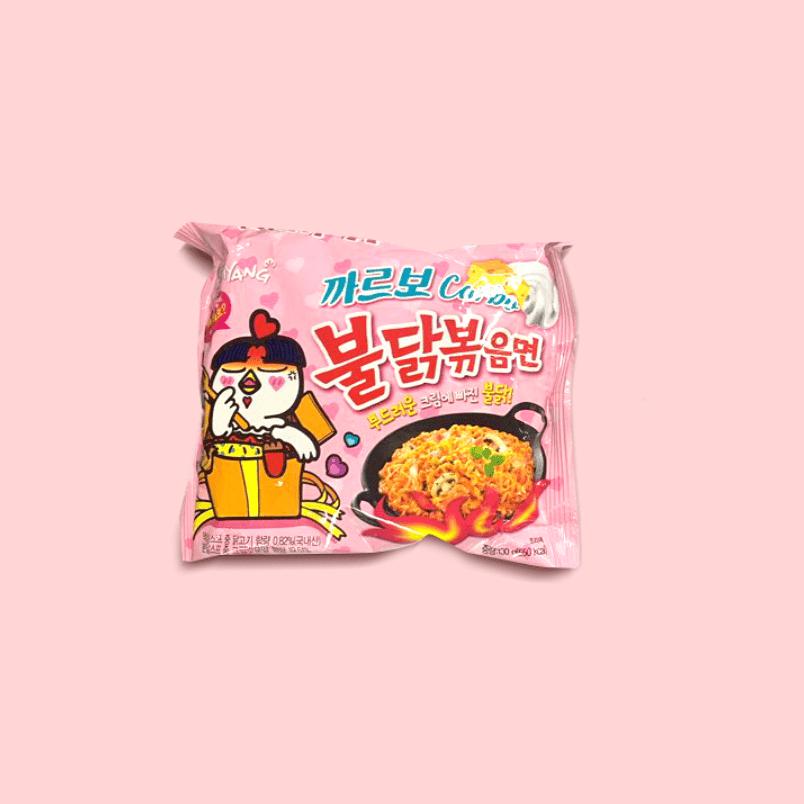 Carbonara Fire Chicken Stir-Fried Ramen 4packs - Daebak