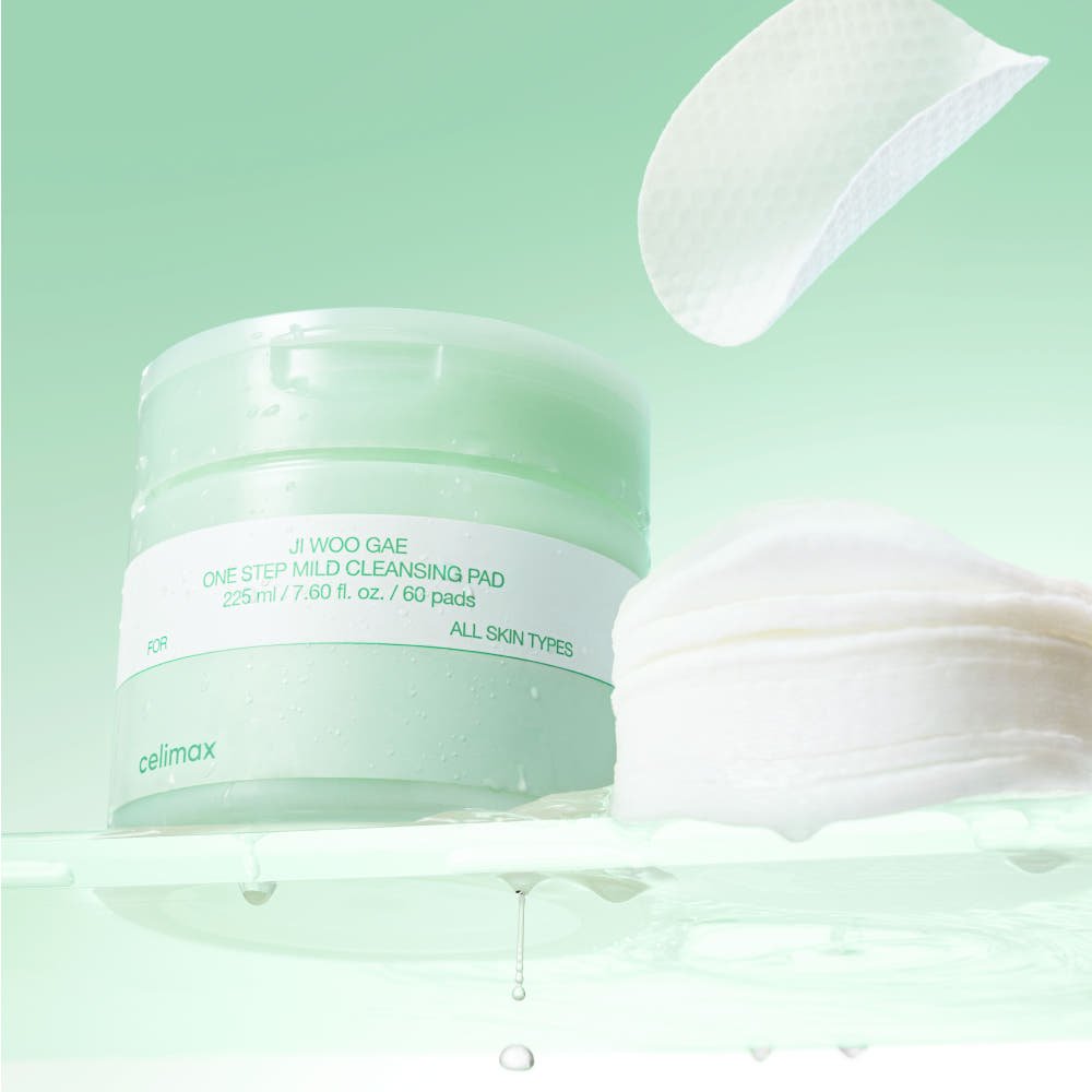 celimax JI WOO GAE One Step Mild Cleansing Pad 225ml/60ea - Daebak