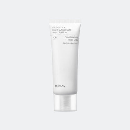 celimax Oil Control Light Sunscreen SPF50+ PA++++ 40ml - Daebak