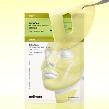celimax The Vita-A Retinal 2-Step Gel Mask 4ea - Daebak