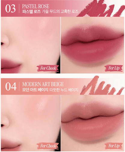 CLIO Butter Balm Crayon + Sharpener Set 3.9g (9colors) - Daebak
