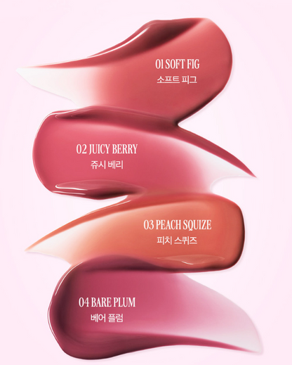 CLIO Glaze Lip Serum Keyring Set 8g (4colors)