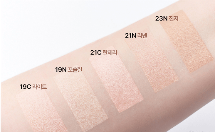 CLIO Kill Cover Founwear Cushion The Original SPF50+ PA+++ Set 15g+15g(Refill) (5colors) - Daebak