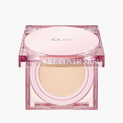 CLIO Kill Cover Mesh Glow Cushion Set (+Refill) 15g X 2ea (3 Colors) - Daebak