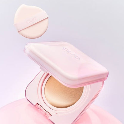 CLIO Kill Cover Mesh Glow Essential Cushion SPF50+ PA++++ Set 15g+15g(Refill) (5colors) - Daebak