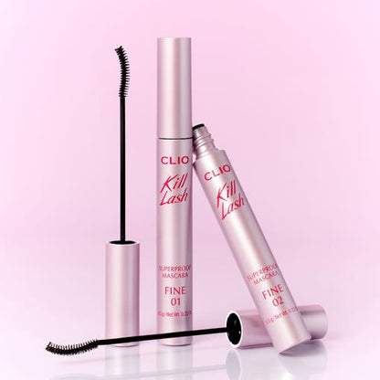 CLIO Kill Lash Superproof Mascara Fine 7g (2colors) - Daebak