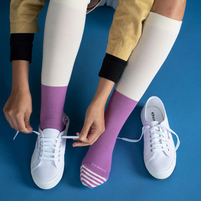 CloudCotton Compression Socks - Colorblock - Daebak