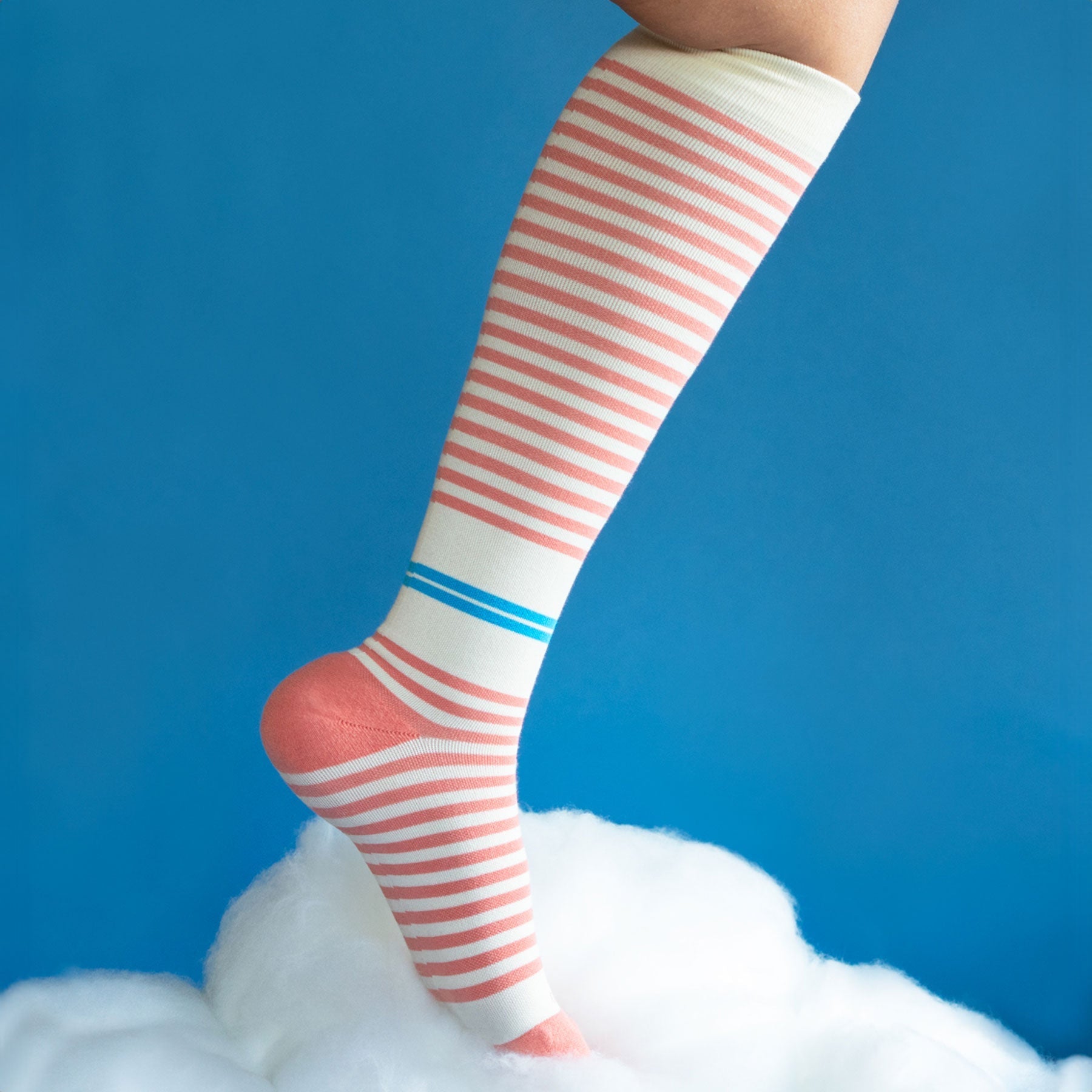 CloudCotton Compression Socks - Stripes - Daebak