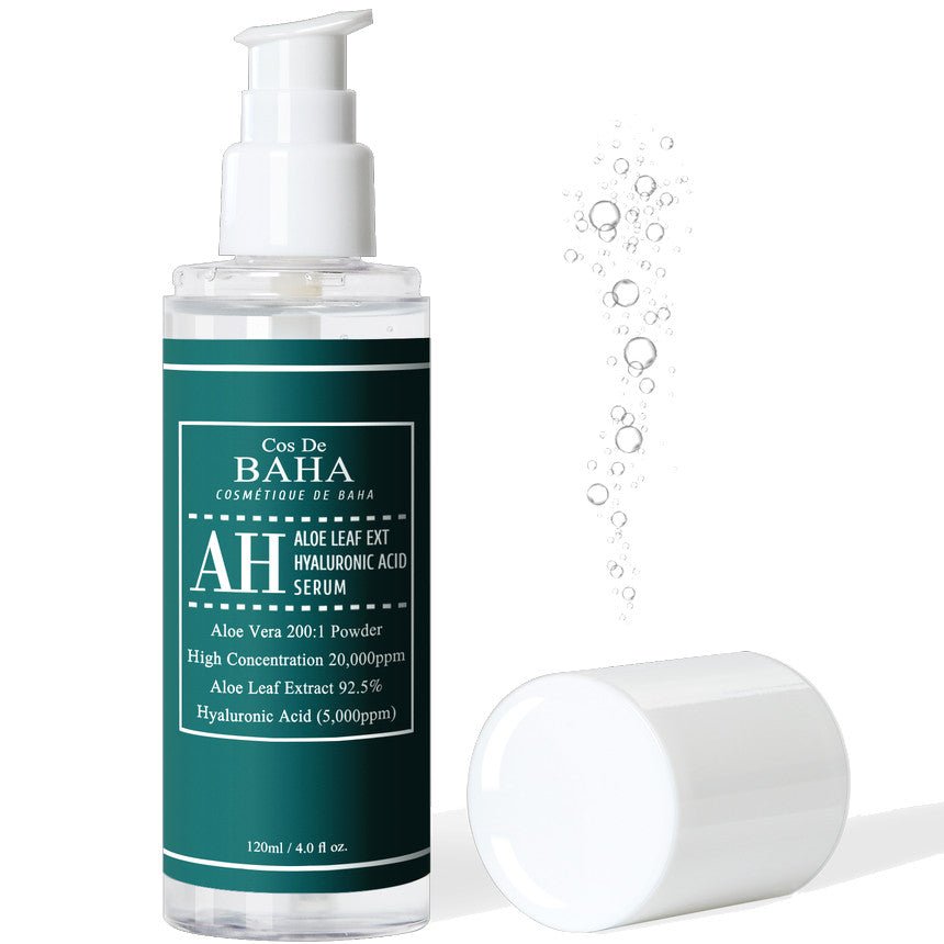 Cos De BAHA AH Aloe Leaf Ext Hyaluronic Acid Serum 120ml - Daebak