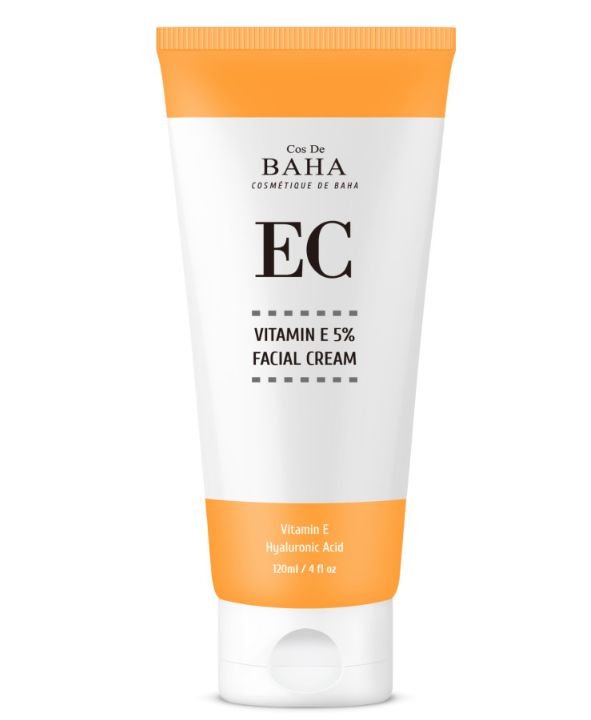 Cos De BAHA EC Tocopheryl acetate (Vitamin E) 5% with Niacinamide Facial Cream 120ml - Daebak