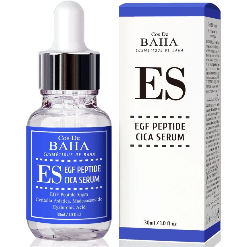 Cos De BAHA EGF Peptide 5ppm Cica Serum 30ml - Daebak