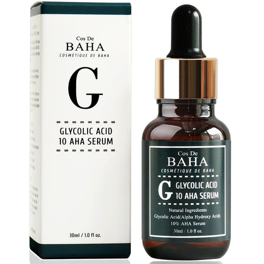 Cos De BAHA G Glycolic Acid 10% AHA Serum 30ml - Daebak